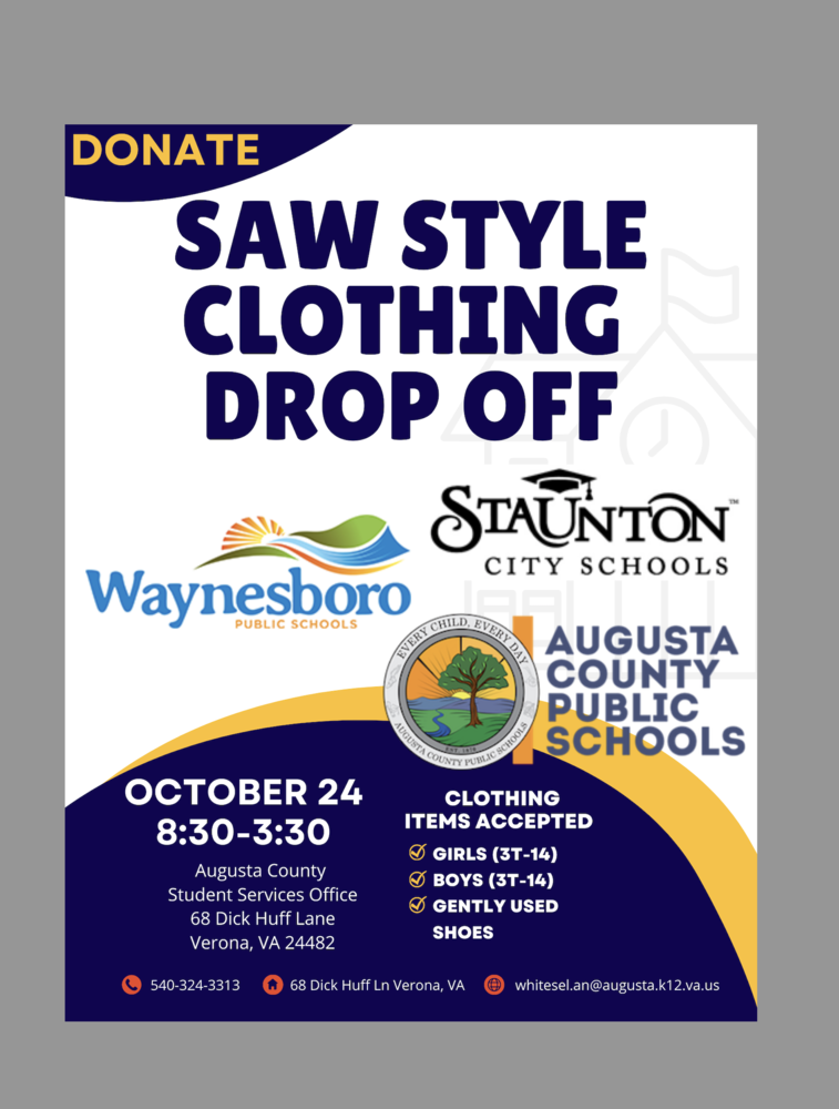 SAW Clothing Drop Off