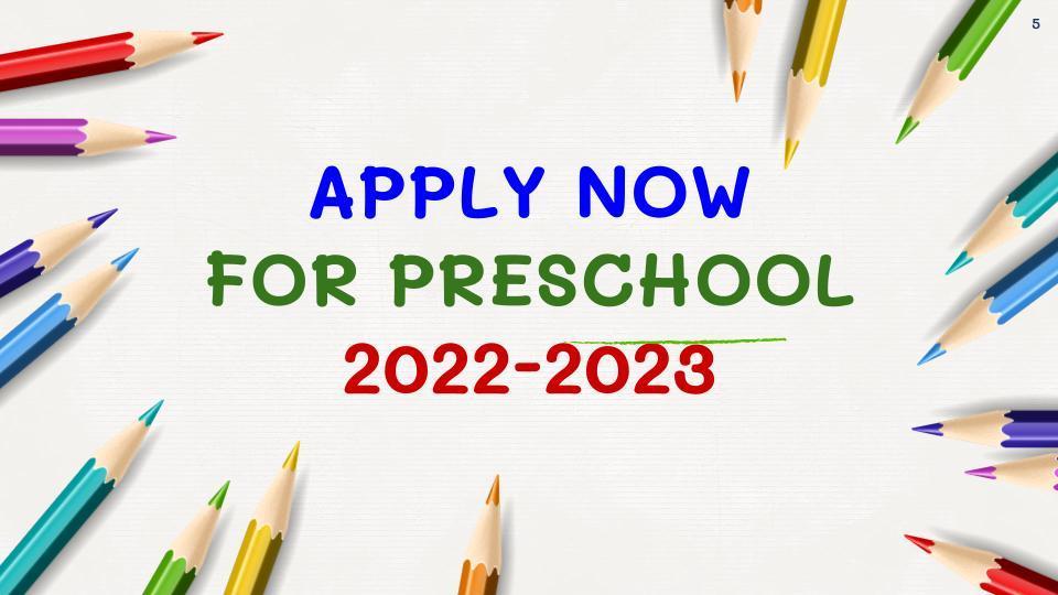 Preschool 2022-23